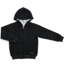 Кофта дитяча Breeze на блискавці (19212-128B-black)