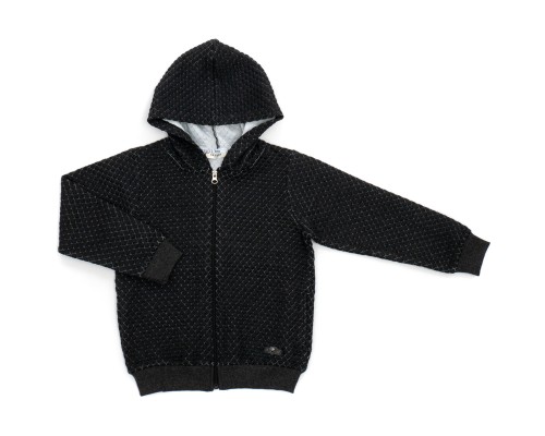 Кофта дитяча Breeze на блискавці (19212-128B-black)