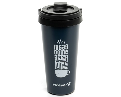 Термокружка Hölmer Coffee Time Темно-синя (TC-0500-DB Coffee Time)