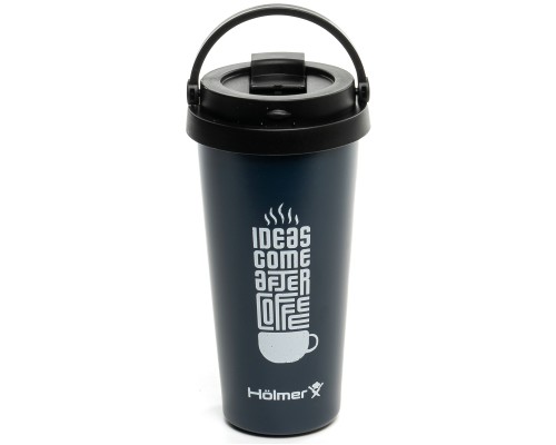 Термокружка Hölmer Coffee Time Темно-синя (TC-0500-DB Coffee Time)