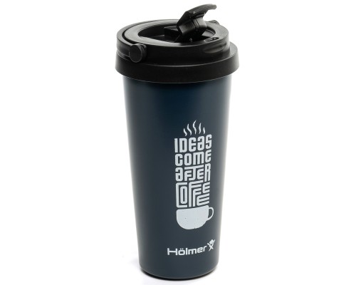 Термокружка Hölmer Coffee Time Темно-синя (TC-0500-DB Coffee Time)