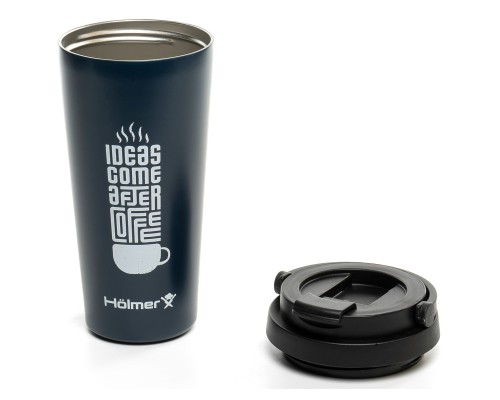 Термокружка Hölmer Coffee Time Темно-синя (TC-0500-DB Coffee Time)