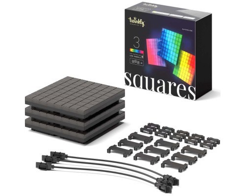 Гірлянда Twinkly Панель Smart LED Squares 3 RGB, Gen II, IP20, 16x16см, for TWQ064STW-07-BEU (TWQ064STW-03-BAD)