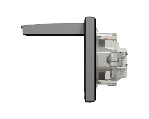 Розетка Schneider Electric ASFORA з кришкою, IP44, антрацит (EPH3100371)