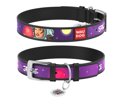 Нашийник для тварин WAUDOG Design з QR паспортом 