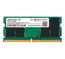 Модуль пам'яті для ноутбука SoDIMM DDR5 16GB 5600 MHz JetRam Transcend (JM5600ASE-16G)