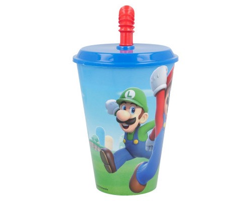 Поїльник-непроливайка Stor Easy Sport Tumbler 430 мл Super Mario (Stor-21430)