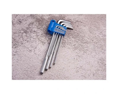 Ключ KING TONY шестигранний 9 шт. екстрадовгий Г-подібний 1,5-10 мм (20209MR)