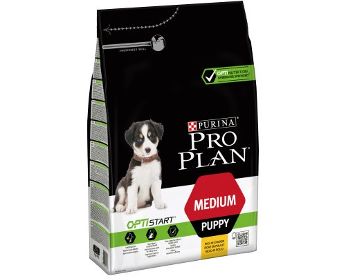Сухий корм для собак Purina Pro Plan Dog Medium Puppy з високим вмістом курки 3 кг (7613035114869)