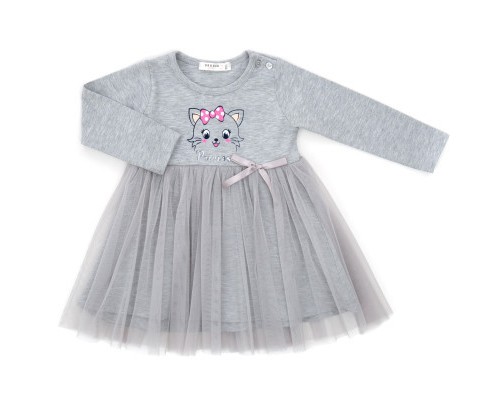 Плаття дитяче Breeze з фатиновою спідницею (19609-110G-gray)