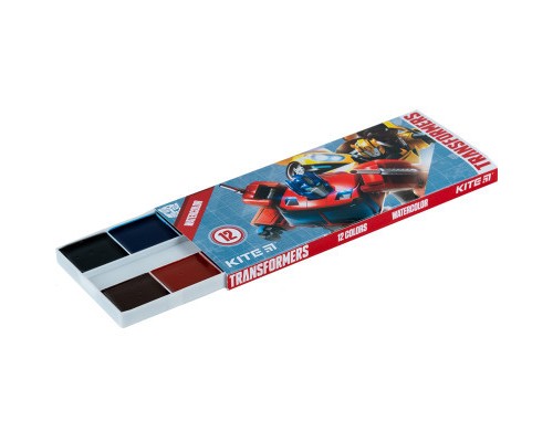 Акварельні фарби Kite Transformers, 12 кольорів (TF23-041)