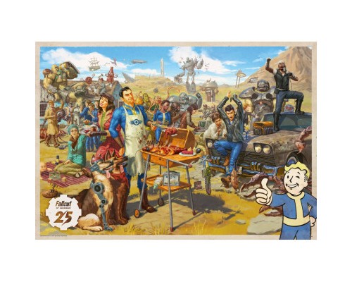 Пазл GoodLoot Fallout 25th Anniversary 1000 елементів (5908305242918)
