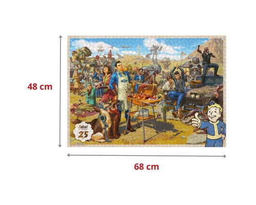 Пазл GoodLoot Fallout 25th Anniversary 1000 елементів (5908305242918)