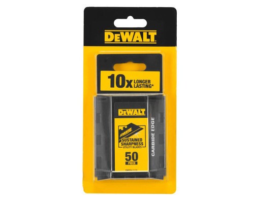 Лезо DeWALT Carbide, трапецеподібна, довжина 62 мм, висота 19 мм, 50 шт. (DWHT8-11131)