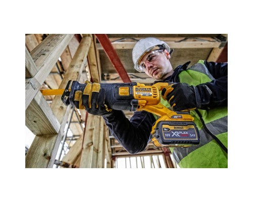 Шабельна пила DeWALT 54В XR FLEXVOLT Li-lon, 0 - 3000 ход/хв, 3.54 кг, TSTAK (без АКБ та ЗП) (DCS389NT)