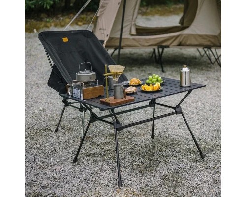Туристичний стіл Naturehike полегшений CNH22JU037 алюміній чорний (6927595712474) Туристичний стіл Naturehike полегшений CNH22JU037 алюміній чорний (6927595712474)