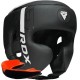 Боксерський шолом RDX F6 KARA Matte White L (HGR-F6MW-L)