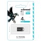 USB флеш накопичувач Wibrand 4GB Hawk Black USB 2.0 (WI2.0/HA4M1B) 