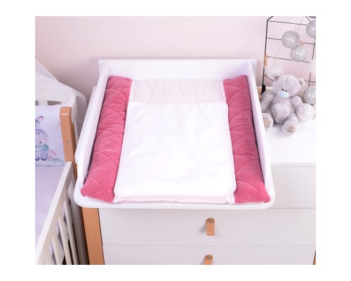 Пеленальний матрацик Верес Velour Wild rose 50х70 см (429.011)