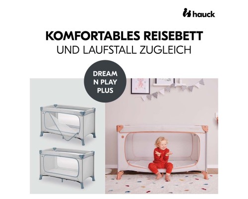 Дитячий манеж Hauck Dream N Play Plus Dusty Blue (60098-6)