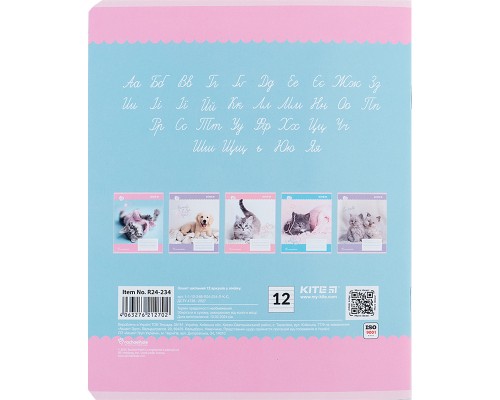 Зошит Kite Rachael Hale 12 аркушів, лінія (R24-234)