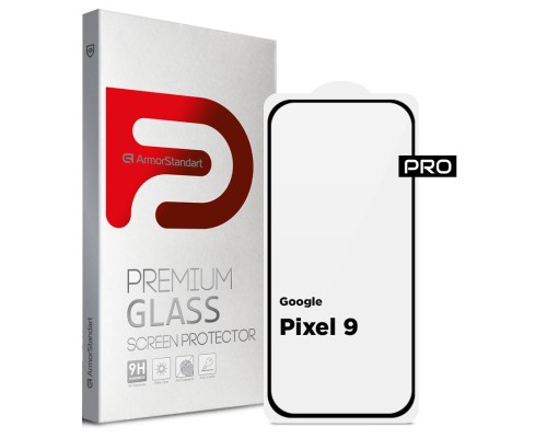 Скло захисне Armorstandart Pro Google Pixel 9 Black (ARM74679) Скло захисне Armorstandart Pro Google Pixel 9 Black (ARM74679)