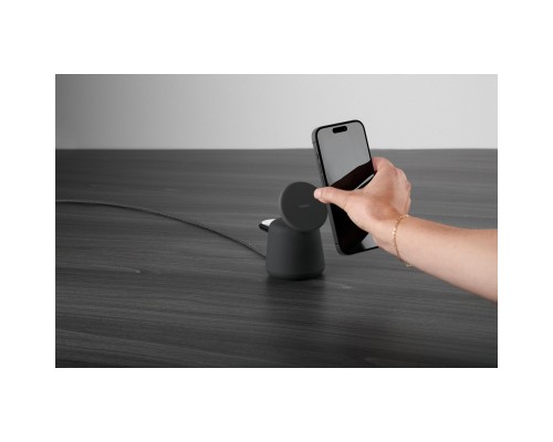 Зарядний пристрій Belkin 2in1 MagSafe iPhone/Watch/AirPods Charcoal Mass (WIZ020VFH36)