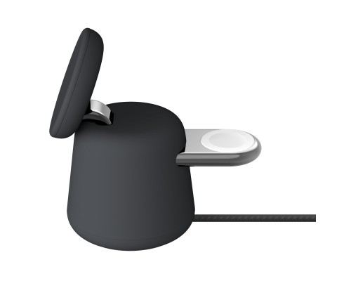 Зарядний пристрій Belkin 2in1 MagSafe iPhone/Watch/AirPods Charcoal Mass (WIZ020VFH36)