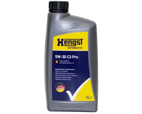 Моторна олива HENGST 5W-30 A3/B4 Pro, 1л (813800000)