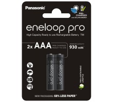 Акумулятор Panasonic AAA Eneloop 930mAh Pro NI-MH * 2 (BK-4HCDE/2CP)