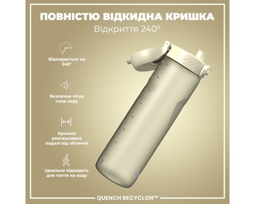Пляшка для води ION8 OneTouch 1000 мл BPA Free, Creamy White (I8RF1000CWHI)