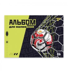 Альбом для малювання Yes А4 28 скоба, з перфорацією Football (130609)