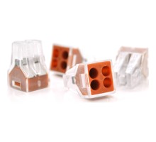 З'єднувач кабелю 4-pin аналог WAGO K773-104, 50штпак Voltronic (K773-104/50)