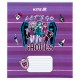 Зошит Kite Monster High, 12 аркушів, коса лінія (MH25-235)