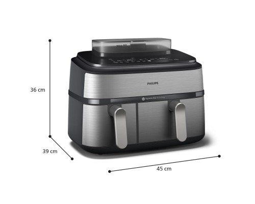 Мультипіч Philips Dual Basket Airfryer 5000 Series (NA555/00)