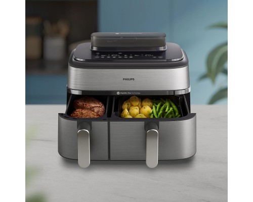 Мультипіч Philips Dual Basket Airfryer 5000 Series (NA555/00)