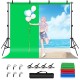 Фон Puluz PKT5205 background set with mount 290x200 cm green, blue, red (PKT5205)