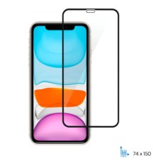 Скло захисне 2E Apple iPhone 11 2.5D FCFG black (2E-IP-11.-6.1-SMFCFG-BB)