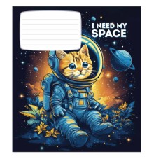 Зошит Школярик I need my space 12 аркушів лінія (012-3496L)