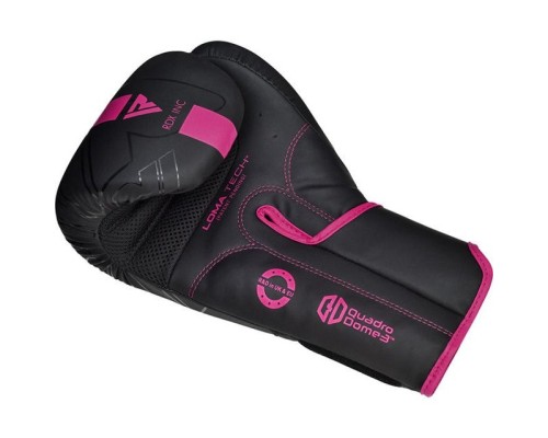 Боксерські рукавички RDX F6 Matte Pink 12 унцій (BGR-F6MP-12OZ)