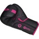 Боксерські рукавички RDX F6 Matte Pink 12 унцій (BGR-F6MP-12OZ)