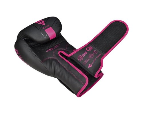 Боксерські рукавички RDX F6 Matte Pink 12 унцій (BGR-F6MP-12OZ)