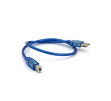 Кабель для принтера USB 2.0 AM/BM 0.5m blue Ritar (YT-AM/BM-0.5TBL)