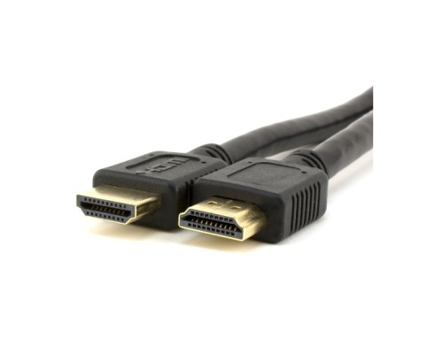 Кабель мультимедійний HDMI M to HDMI M 0.3m V1.4 black Merlion (YT-HDMI(M)/(M)HS-0.3m)