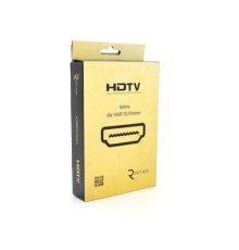Кабель мультимедійний HDMI M to HDMI M 2.0m V1.4 4K black Ritar (HDMI(M)/(M)V1.4-2m-348B)