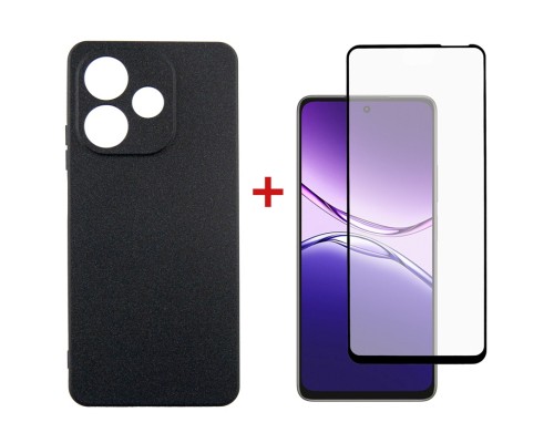 Чохол до мобільного телефона Dengos Oppo A5 Pro Case Carbon + Glass (Black) (DG-KM-150)