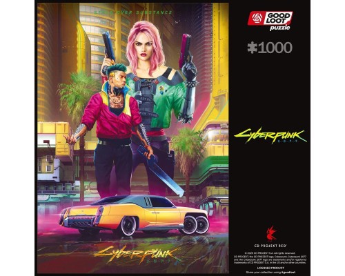 Пазл GoodLoot Cyberpunk 2077 Kitsch Style 1000 ел. (5908305249696)