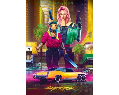 Пазл GoodLoot Cyberpunk 2077 Kitsch Style 1000 ел. (5908305249696)