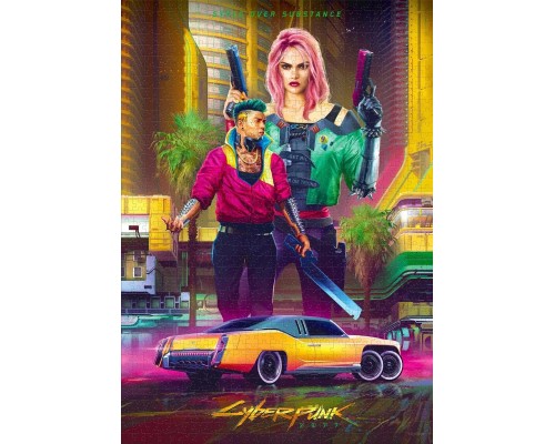 Пазл GoodLoot Cyberpunk 2077 Kitsch Style 1000 ел. (5908305249696)