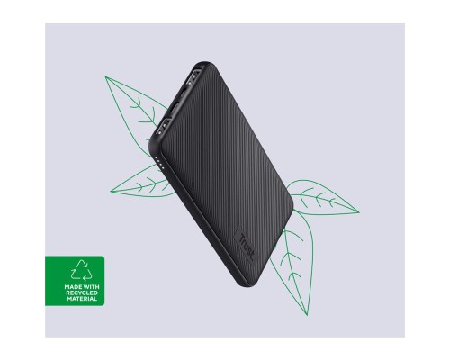 Батарея універсальна Trust 10000mAh Primo ECO, 2хUSB-A/USB-C, 15W, black (24678_TRUST)